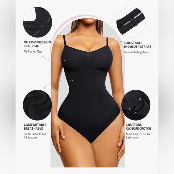 FeelinGirl Women’s Sculpting Tummy Control Seamless Shapewear- Size XS/S- BNWT - Picture 4 of 11